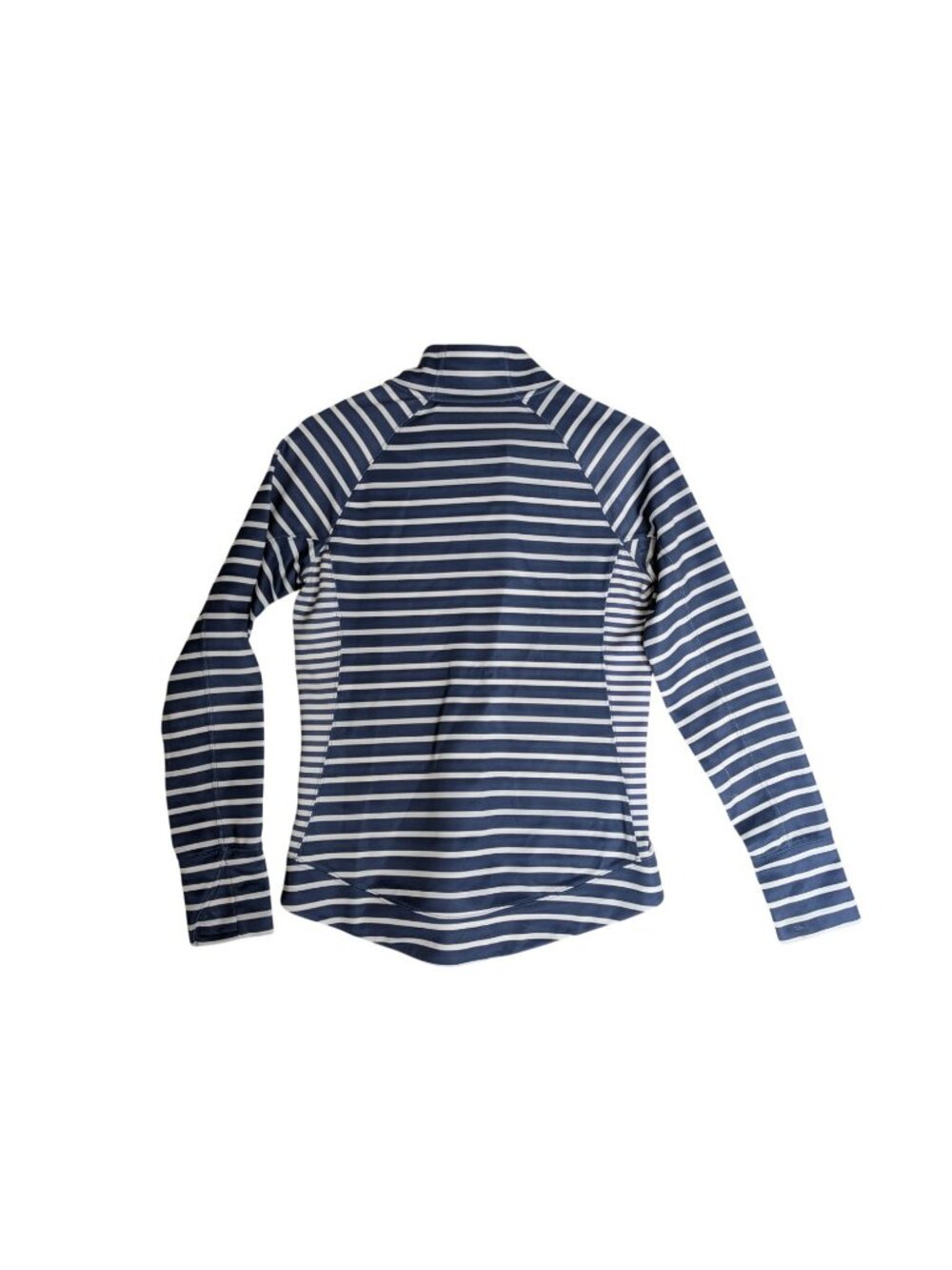 Vineyard Vines Womens Performance 3/4 Zip Pullover Navy White Striped Size S - Picture 3 of 12